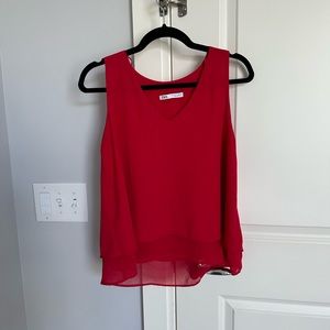 Zara red blouse!